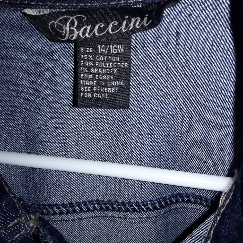 Christiana Zinn Blue Denim Jacket - Picture 2 of 5